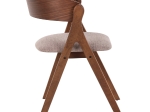 ΚΑΡΕΚΛΑ NEKKER HM9739.02 RUBBERWOOD ΣΕ ΚΑΡΥΔΙ-ΓΚΡΙ ΥΦΑΣΜΑ ΚΑΘΙΣΜΑ 56x55x78Yεκ.