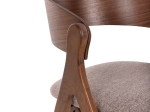 ΚΑΡΕΚΛΑ NEKKER HM9739.02 RUBBERWOOD ΣΕ ΚΑΡΥΔΙ-ΓΚΡΙ ΥΦΑΣΜΑ ΚΑΘΙΣΜΑ 56x55x78Yεκ.