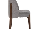 ΚΑΡΕΚΛΑ ΤΡΑΠΕΖΑΡΙΑΣ RAMMER HM9744.01 RUBBERWOOD ΣΕ ΚΑΡΥΔΙ-ΓΚΡΙ ΥΦΑΣΜΑ 57x55x86Υεκ.