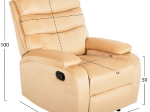 ΠΟΛΥΘΡΟΝΑ RELAX YASUMU HM9783.05 ΕΚΡΟΥ ΒΕΛΟΥΔΟ 80x93x100Υεκ.