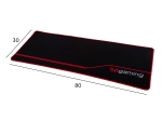 MOUSEPAD ΓΙΑ ΓΡΑΦΕΙΑ GAMING HM8785 ΥΦΑΣΜΑ ΣΕ ΜΑΥΡΟ ΧΡΩΜΑ