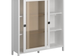 ΒΙΤΡΙΝΑ MAROCCO ΔΙΦΥΛΛΗ ΛΕΥΚΟ 120X37X130.5CM