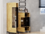 ΒΙΤΡΙΝΑ SANTES ΧΡΥΣΟ ΔΡΥΣ-ΓΡΑΦΙΤΗΣ 90X42X134.50CM