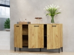 ΜΠΟΥΦΕΣ SANTES ΧΡΥΣΟ ΔΡΥΣ-ΓΡΑΦΙΤΗ 155X42X92.5CM
