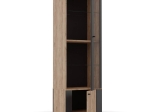 ΒΙΤΡΙΝΑ ΜΟΝΟΦΥΛΛΗ OLD WOOD ΧΡΥΣΟΣ ΔΡΥΣ ΜΕ ΜΑΥΡΟ 61.4X44X195.5ΕΚ