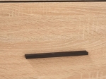 ΜΠΟΥΦΕΣ SOLO 80X41X82CM SONOMA ΜΕ WENGE ΚΑΙ MDF ΚΑΜΠΥΛΩΤΟ ΤΕΛΕΙΩΜΑ ΣΤΙΣ ΠΟΡΤΕΣ