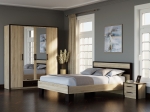 ΝΤΟΥΛΑΠΑ ΤΕΤΡΑΦΥΛΛΗ SCARLET SONOMA-WENGE 180X58X212ΕΚ