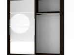 ΝΤΟΥΛΑΠΑ ΔΙΦΥΛΛΗ ILONA ΣΟΚΟΛΑ 180X61X216ΕΚ MDF