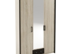 ΝΤΟΥΛΑΠΑ ΤΡΙΦΥΛΛΗ SCARLET3D SONOMA-WENGE 136X58X212ΕΚ