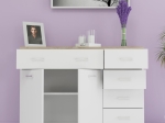 ΜΠΟΥΦΕΣ 120X33X85ΕΚ TOP MIX2D5S ΛΕΥΚΟ-SONOMA ΜΕ 5 ΣΥΡΤΑΡΙΑ