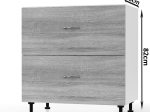 MODEST ΚΑΤΩ ΝΤΟΥΛΑΠΙ ΣΥΡΤΑΡΙΕΡΑ ΣΟΝΟΜΑ 80X48X82CM
