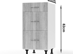 MODEST ΚΑΤΩ ΝΤΟΥΛΑΠΙ ΣΥΡΤΑΡΙΕΡΑ ΣΟΝΟΜΑ 40X48X82 ΕΚ