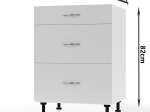 MODEST ΚΑΤΩ ΝΤΟΥΛΑΠΙ ΣΥΡΤΑΡΙΕΡΑ ΓΚΡΙ  60X48X82ΕΚ