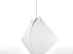 ΦΩΤΙΣΤΙΚΟ ΚΡΕΜΑΣΤΟ ZADAR ΜΟΝΟΦΩΤΟ ΛΕΥΚΟ (PP+PVC) Ε27 50X50X80CM