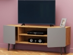 ΕΠΙΠΛΟ TV ARKTOS 130X30X51CM ΚΑΡΥΔΙ-ΓΚΡΙ