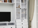 ΒΙΤΡΙΝΑ MAROCCO ΔΙΦΥΛΛΗ ΛΕΥΚΟ 90X37X210.5CM