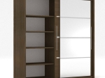 ΝΤΟΥΛΑΠΑ ΔΙΦΥΛΛΗ ILONA ΣΟΚΟΛΑ 180X61X216ΕΚ MDF