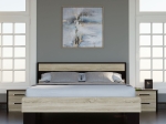 ΚΡΕΒΑΤΙ SCARLET ΔΙΠΛΟ ΜΕ ΣΟΜΙΕ ΣΟΝΟΜΑ-ΒΕΓΚΕ 160X200CM