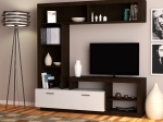 ΣΥΝΘΕΣΗ ΤΗΛΕΟΡΑΣΗΣ FLOKS 170X41X170ΕΚ WENGE(ΣΟΚΟΛΑ)-ΛΕΥΚΟ