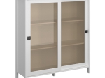 ΒΙΤΡΙΝΑ MAROCCO ΔΙΦΥΛΛΗ ΛΕΥΚΟ 120X37X130.5CM