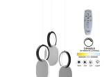 ΦΩΤΙΣΤΙΚΟ ΚΡΕΜΑΣΤΟ SYMMETRIC 1G LED 45W ΝΙΚΕΛ ΜΑΤ Φ25X120CM