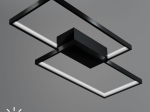 ΦΩΤΙΣΤΙΚΟ ΟΡΟΦΗΣ LED 42W ΜΑΥΡΟ 60X30X7CM