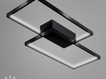 ΦΩΤΙΣΤΙΚΟ ΟΡΟΦΗΣ LED 42W ΜΑΥΡΟ 60X30X7CM