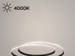 ΦΩΤΙΣΤΙΚΟ ΚΡΕΜΑΣΤΟ BRILLIANT LED 56W ΜΑΥΡΟ Φ60X120CM