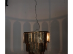 ΦΩΤΙΣΤΙΚΟ ΚΡΕΜΑΣΤΟ ARTELIBRE ΚΑΦΕ ΜΕΤΑΛΛΟ 54.5X54.5X62.5CM