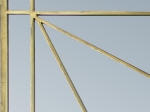 ΚΑΘΡΕΠΤΗΣ ARTELIBRE ΧΡΥΣΟ ΜΕΤΑΛΛΟ 84X3.5X84CM