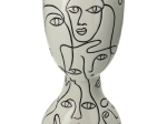 ΚΑΣΠΩ ARTELIBRE ΠΡΟΣΩΠΑ ΛΕΥΚΟ ΔΟΛΟΜΙΤΗΣ 14.8X13X26CM
