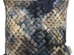 ΜΑΞΙΛΑΡΙ ARTELIBRE ΔΕΡΜΑ ΦΙΔΙΟΥ ΜΠΛΕ ΒΕΛΟΥΔΟ 45X45CM