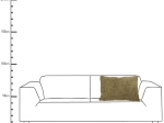 ΜΑΞΙΛΑΡΙ ARTELIBRE TEDDY ΠΡΑΣΙΝΟ POLYESTER 40X60CM
