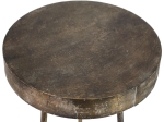 ΤΡΑΠΕΖΑΚΙ ARTELIBRE ΚΑΦΕ ΜΕΤΑΛΛΟ 42.5X42.5X98CM