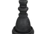 ΚΗΡΟΠΗΓΙΟ ARTELIBRE ΜΑΥΡΟ POLYRESIN 8.5X8.5X25CM