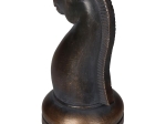ΚΗΡΟΠΗΓΙΟ ARTELIBRE ΠΙΟΝΙ ΣΚΑΚΙΟΥ ΜΑΥΡΟ POLYRESIN 11.5X11.5X22CM