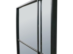 ΚΑΘΡΕΠΤΗΣ ARTELIBRE ΜΑΥΡΟ ΜΕΤΑΛΛΟ 64.5X3X200CM