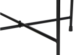 ΤΡΑΠΕΖΑΚΙ ARTELIBRE ΜΑΥΡΟ ΜΑΡΜΑΡΟ/ΜΕΤΑΛΛΟ 40X40X40CM
