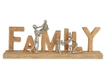 ΔΙΑΚΟΣΜΗΤΙΚΟ ARTELIBRE 'FAMILY' ΦΥΣΙΚΟ/ΜΠΡΟΝΖΕ ΞΥΛΟ/ΑΛΟΥΜΙΝΙΟ 7.5X55X21CM