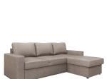 ΚΑΝΑΠΕΣ ΚΡΕΒΑΤΙ ΓΩΝΙΑΚΟΣ ARTELIBRE SOFIA TAUPE 220X155X81CM
