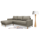 ΚΑΝΑΠΕΣ ΓΩΝΙΑΚΟΣ ARTELIBRE FIRENZE TAUPE 223X152X90CM