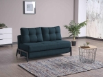 ΚΑΝΑΠΕΣ ΚΡΕΒΑΤΙ ΔΙΘΕΣΙΟΣ ARTELIBRE GAEL ΜΠΛΕ/ΜΑΥΡΟ 150X91X90CM