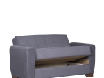 ΚΑΝΑΠΕΣ ΚΡΕΒΑΤΙ ΔΙΘΕΣΙΟΣ ARTELIBRE DIEGO 2S ΓΚΡΙ 153X78X80CM
