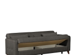 ΚΑΝΑΠΕΣ ΚΡΕΒΑΤΙ ΤΡΙΘΕΣΙΟΣ ARTELIBRE GABRIEL 3S ΓΚΡΙ 216X79X81CM