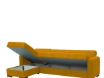 ΚΑΝΑΠΕΣ ΚΡΕΒΑΤΙ ΓΩΝΙΑΚΟΣ ARTELIBRE JOSE ΜΟΥΣΤΑΡΔΙ 270X150X86CM