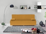 ΚΑΝΑΠΕΣ ΚΡΕΒΑΤΙ ΤΡΙΘΕΣΙΟΣ ARTELIBRE LAURA ΜΟΥΣΤΑΡΔΙ 190X84X86CM