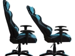 ΠΟΛΥΘΡΟΝΑ ΓΡΑΦΕΙΟΥ ARTELIBRE GAMING ΚΥΡΗΝΗ ΜΑΥΡΟ/ΜΠΛΕ PVC 66X67X127-135CM