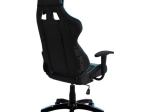 ΠΟΛΥΘΡΟΝΑ ΓΡΑΦΕΙΟΥ ARTELIBRE GAMING ΚΥΡΗΝΗ ΜΑΥΡΟ/ΜΠΛΕ PVC 66X67X127-135CM