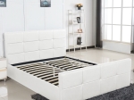 ΚΡΕΒΑΤΙ ARTELIBRE ANEMONE ΛΕΥΚΟ PU ΜΕ ΑΠΟΘΗΚΕΥΤΙΚΟ ΧΩΡΟ 217X170X100CM (ΣΤΡΩΜΑ 160X200CM)