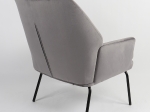 ΠΟΛΥΘΡΟΝΑ ARTELIBRE ZINGIBER ΓΚΡΙ ΒΕΛΟΥΔΟ/ΜΕΤΑΛΛΟ 82.5X69X77CM